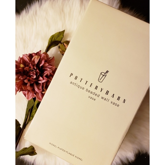 Pottery Barn Accents Pottery Barn Antique Beaded Wall Vase Poshmark